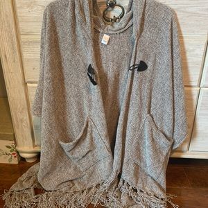 gray cardigan from charming charlie’s
